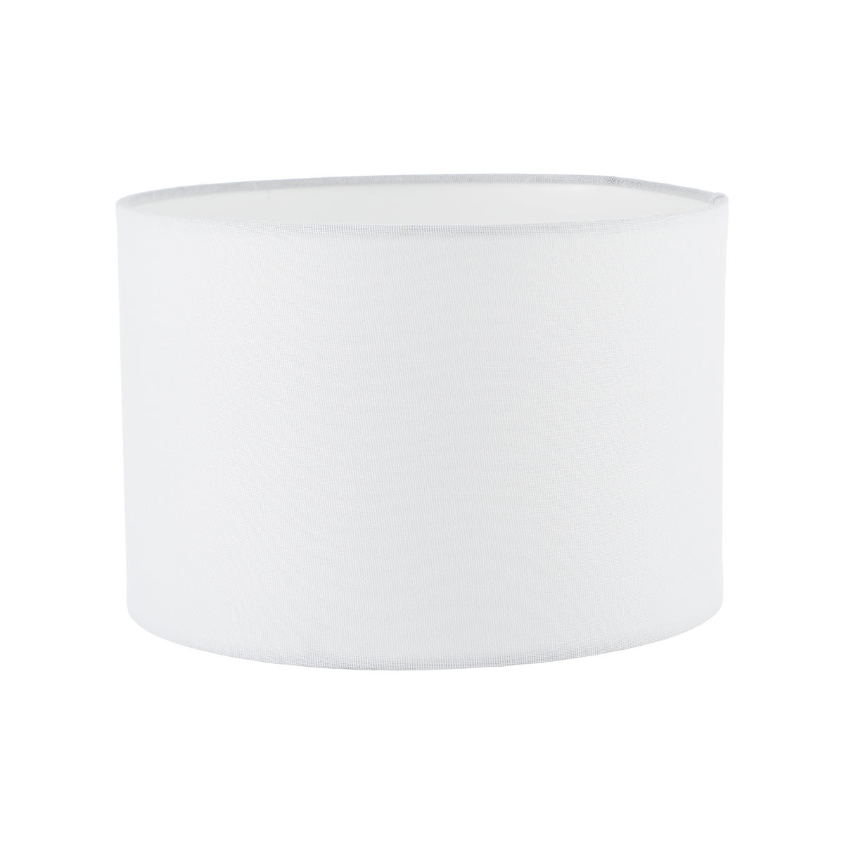 Dar Pyramid White Linen Drum Shade 25cm