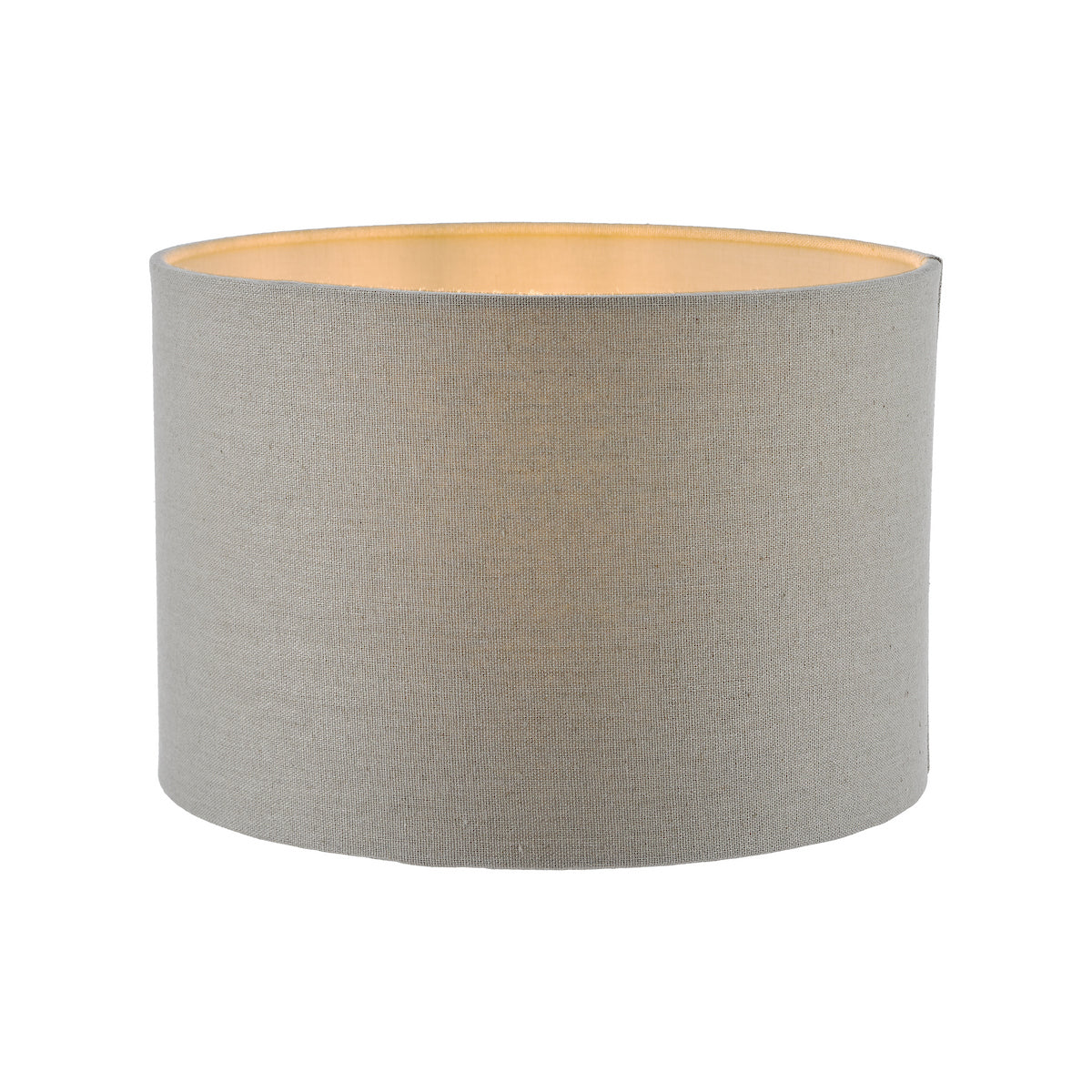 Dar Pyramid Grey Linen Drum Shade 25cm