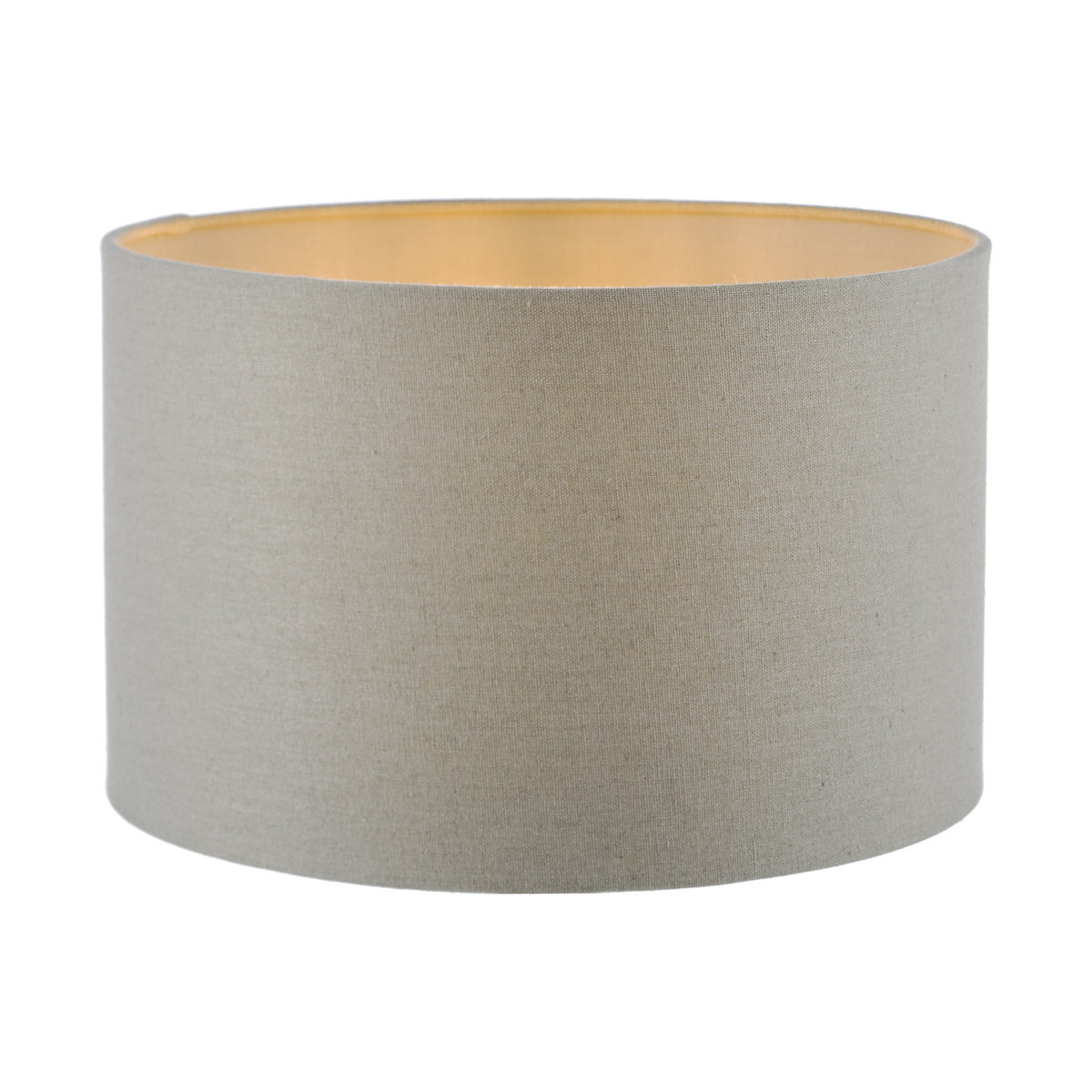 Dar Pyramid Grey Linen Drum Shade 30cm