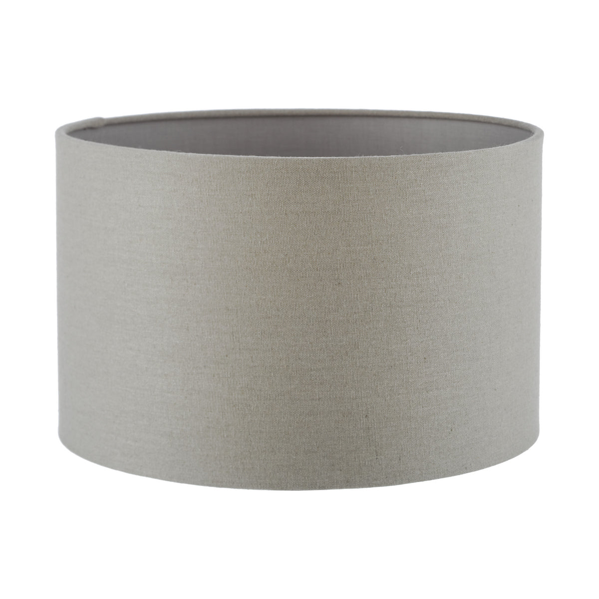 Dar Pyramid Grey Linen Drum Shade 30cm