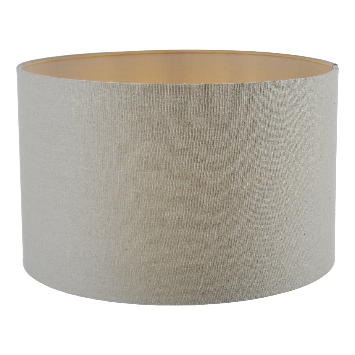Dar Pyramid Grey Linen Drum Shade 40cm