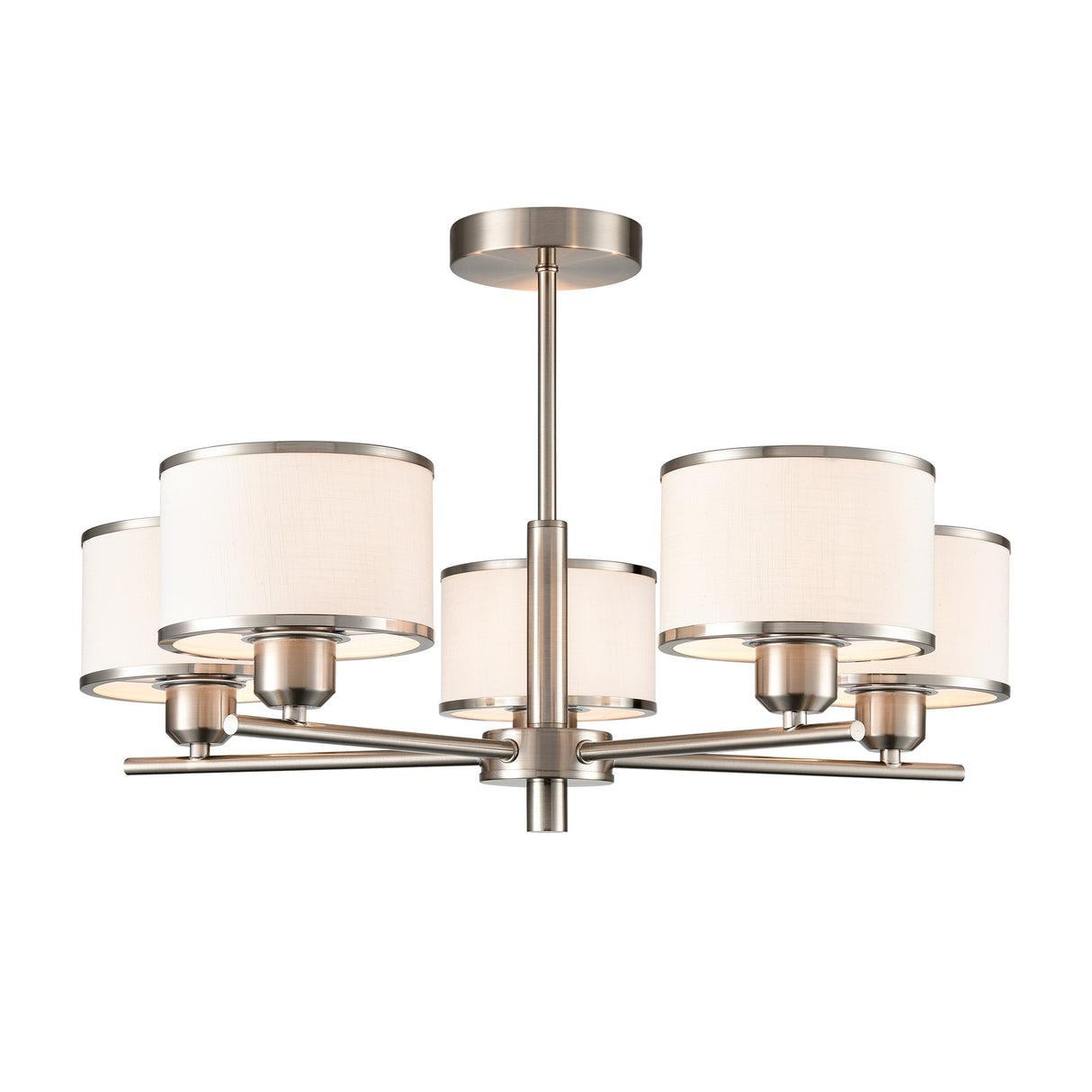 Franklite Polaris 5lt Fitting in Satin Nickel