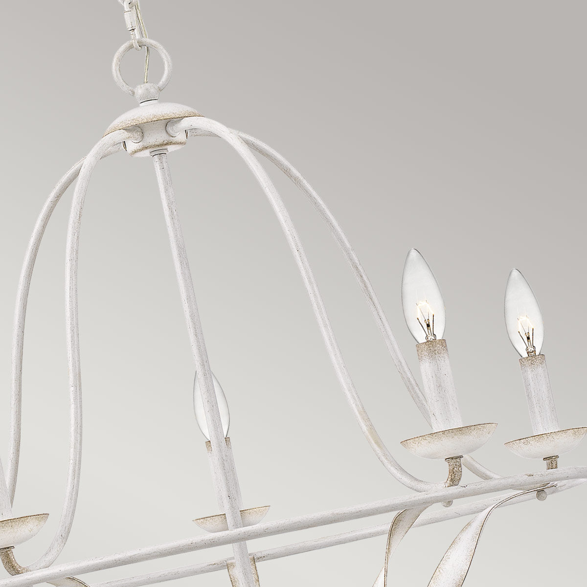 Quoizel Bradbury 5 Light Chandelier White