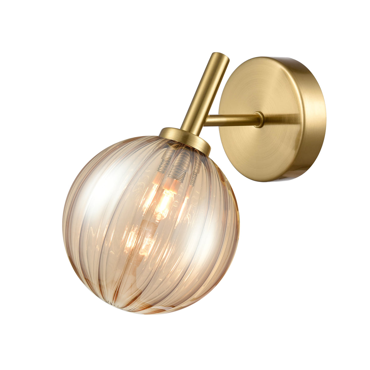 Franklite Quasar Wall light aged brass