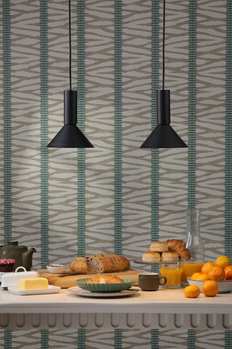 Dar Ragnar Pendant/Wall Light Satin Black