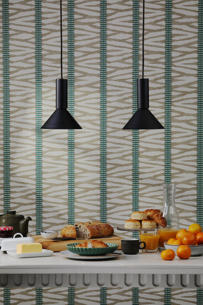 Dar Ragnar Pendant/Wall Light Satin Black