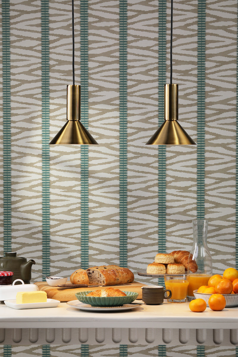 Dar Ragnar Pendant/Wall Light Natural Brass