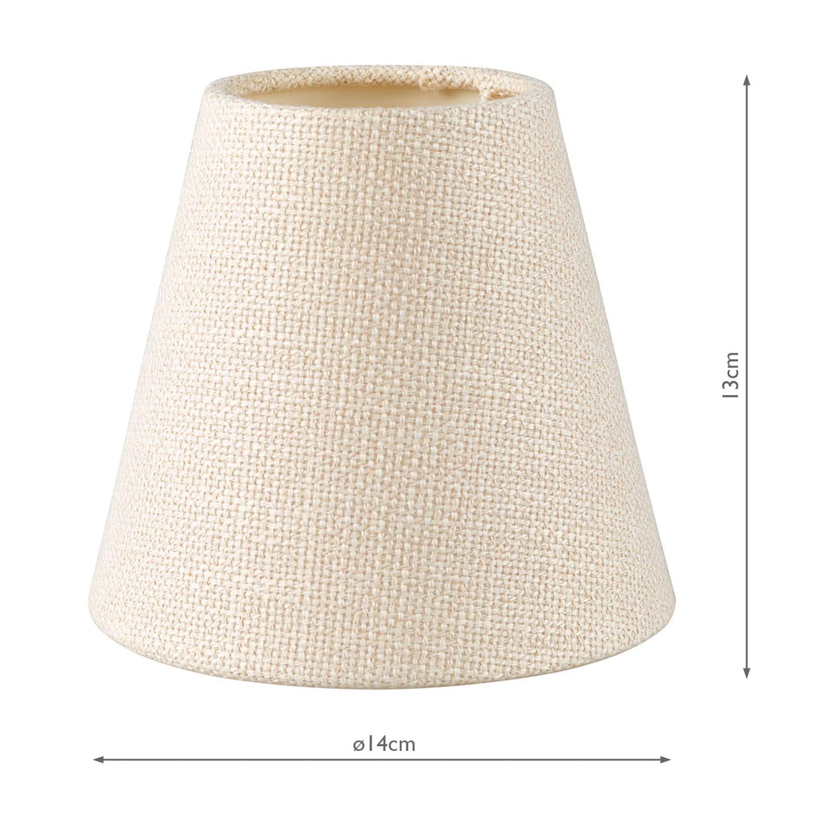 Dar Roren Natural Linen Empire Shade 14cm