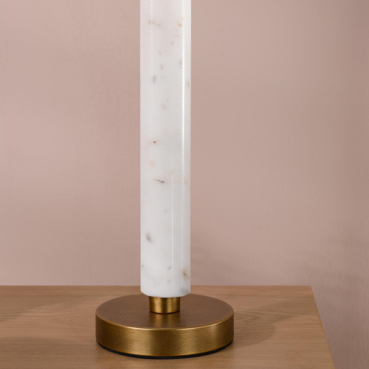 Dar Ruperta Table Lamp Antique Bronze and Marble With Shade
