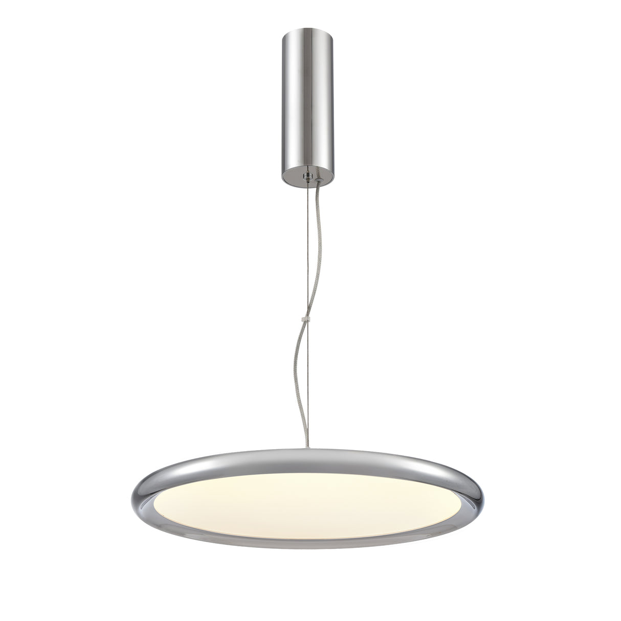Franklite Roswell Polished Nickel LED Pendant Small