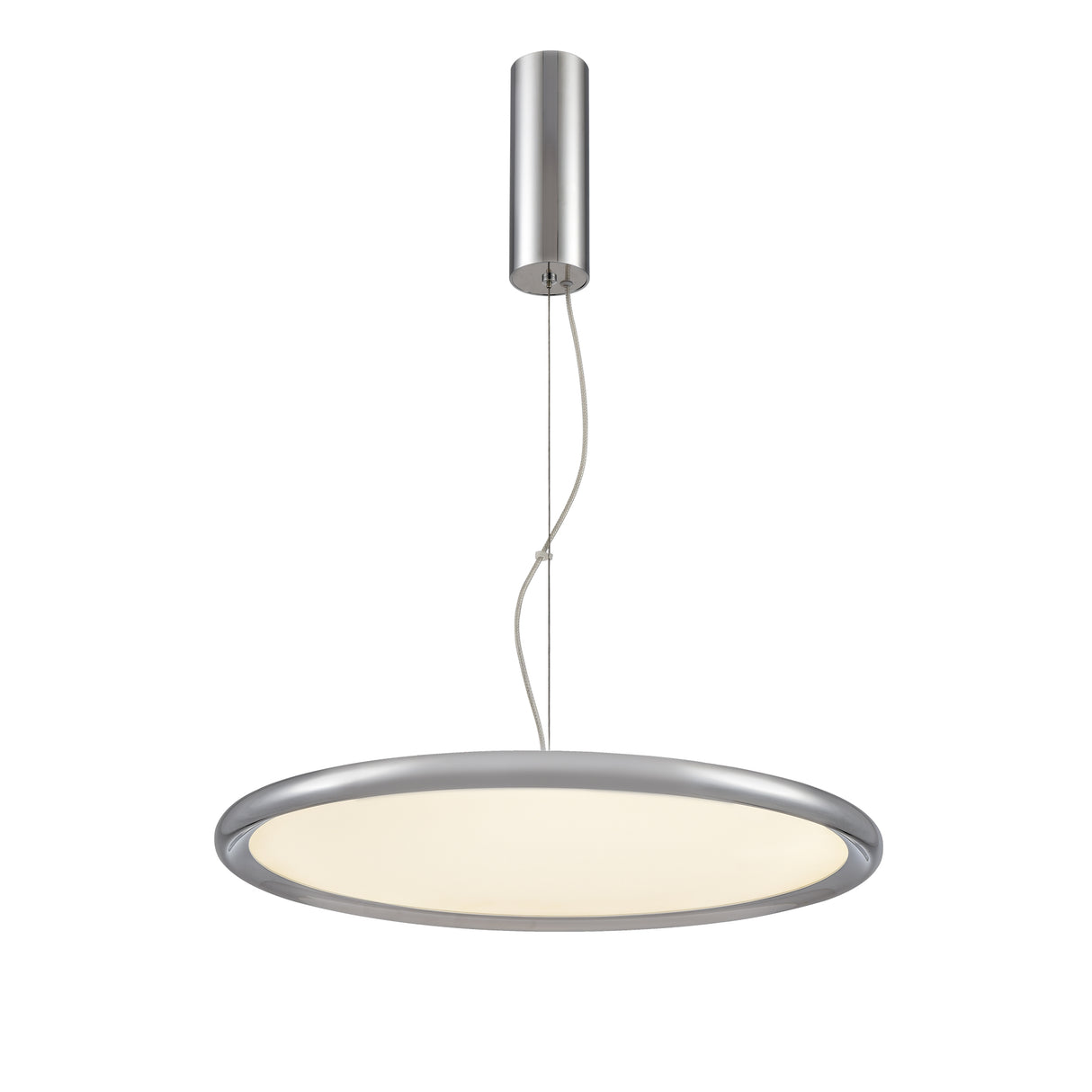 Franklite Roswell Polished Nickel LED Pendant Large