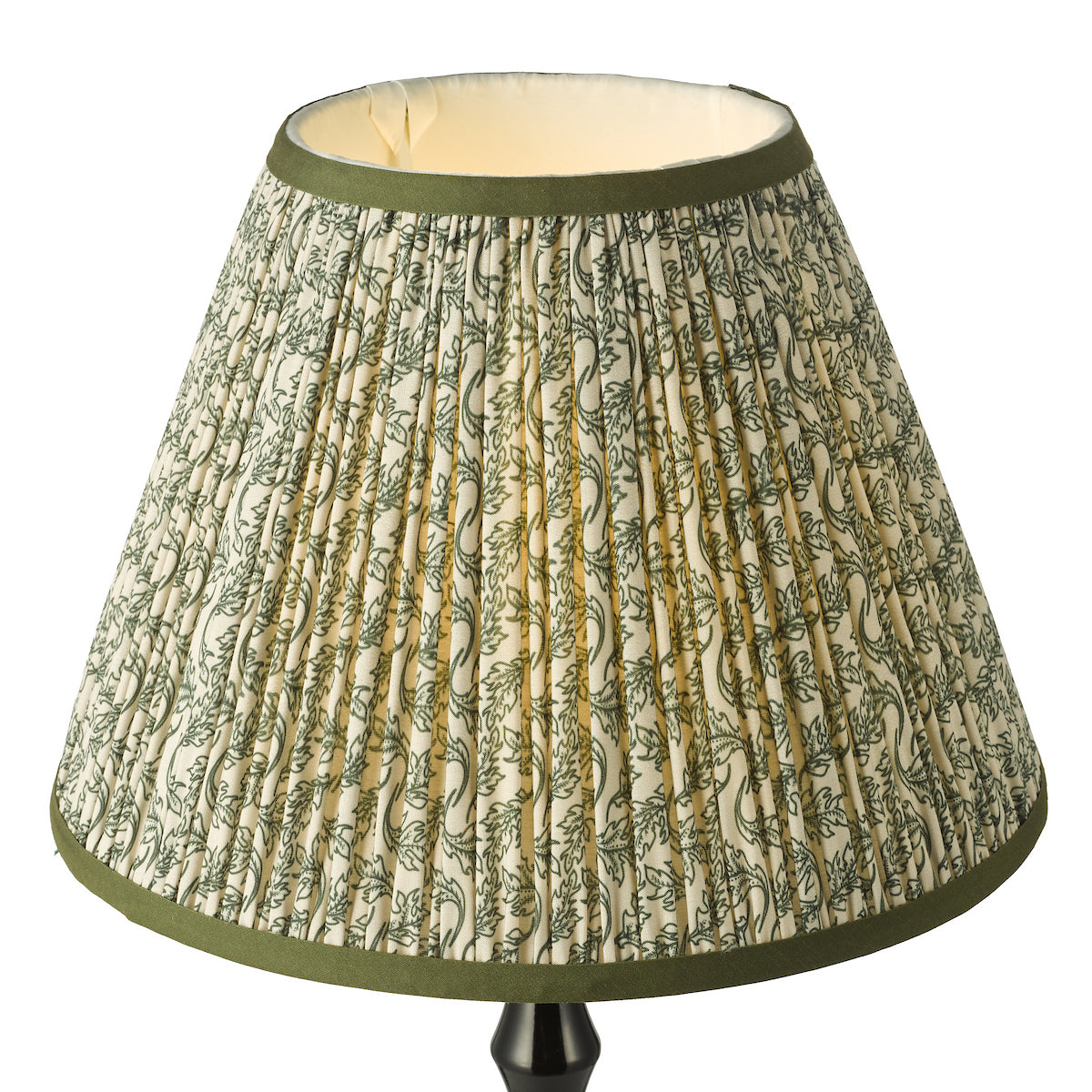 Dar Siyanda Table Lamp Black With Esther Green Shade