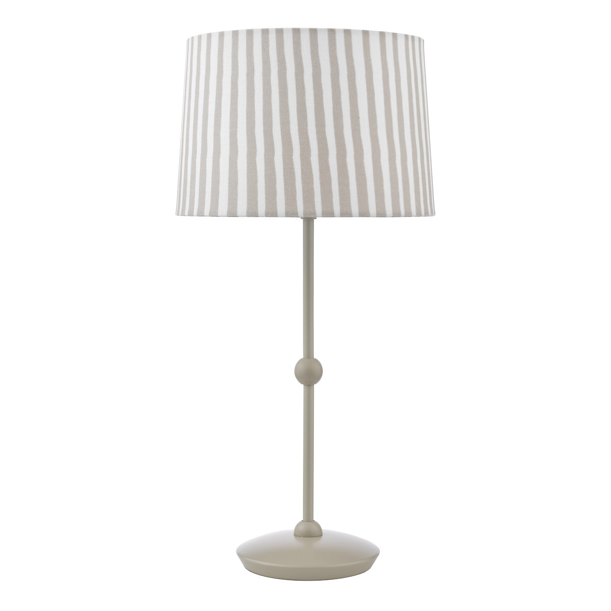 Dar Sosa Table Lamp Matt Taupe With Shade