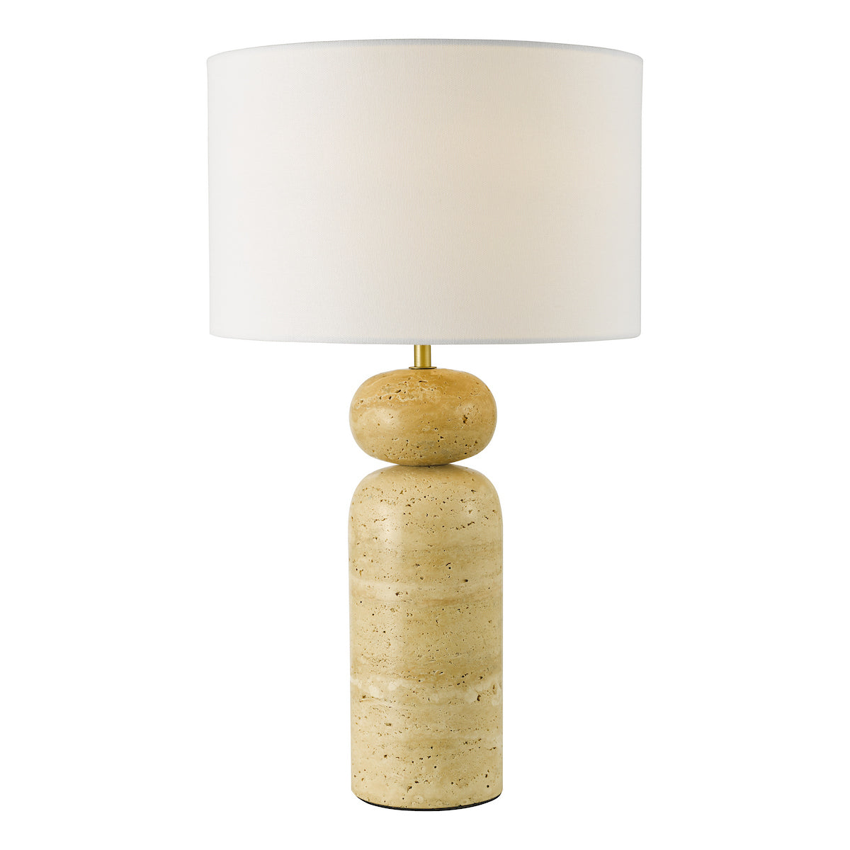 Dar Soyala Table Lamp Brown With Shade