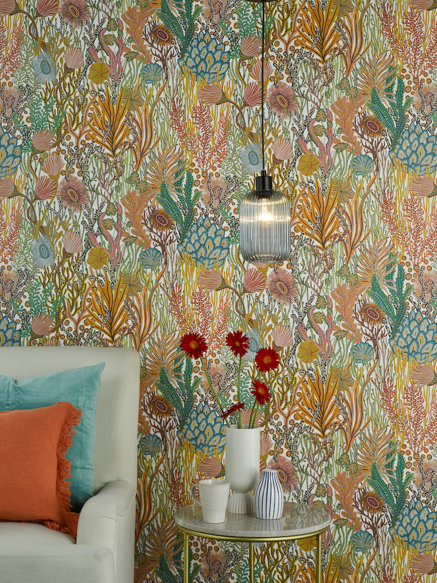 Dar Sawyer Pendant Matt Black and Blue Ribbed Glass