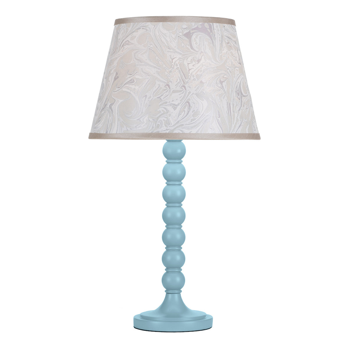 Dar Spool Table Lamp Blue Base Only