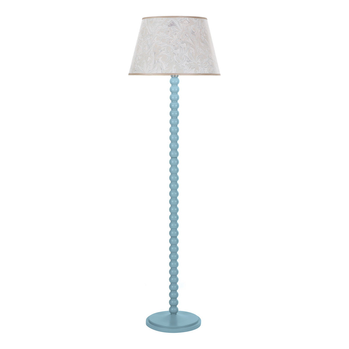 Dar Spool Floor Lamp Blue Base Only