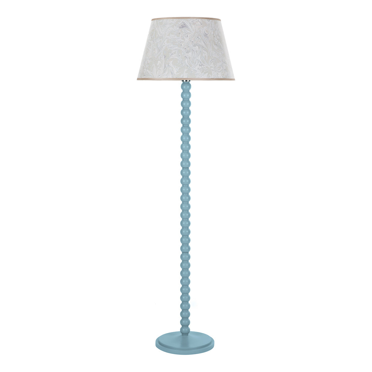 Dar Spool Floor Lamp Blue Base Only