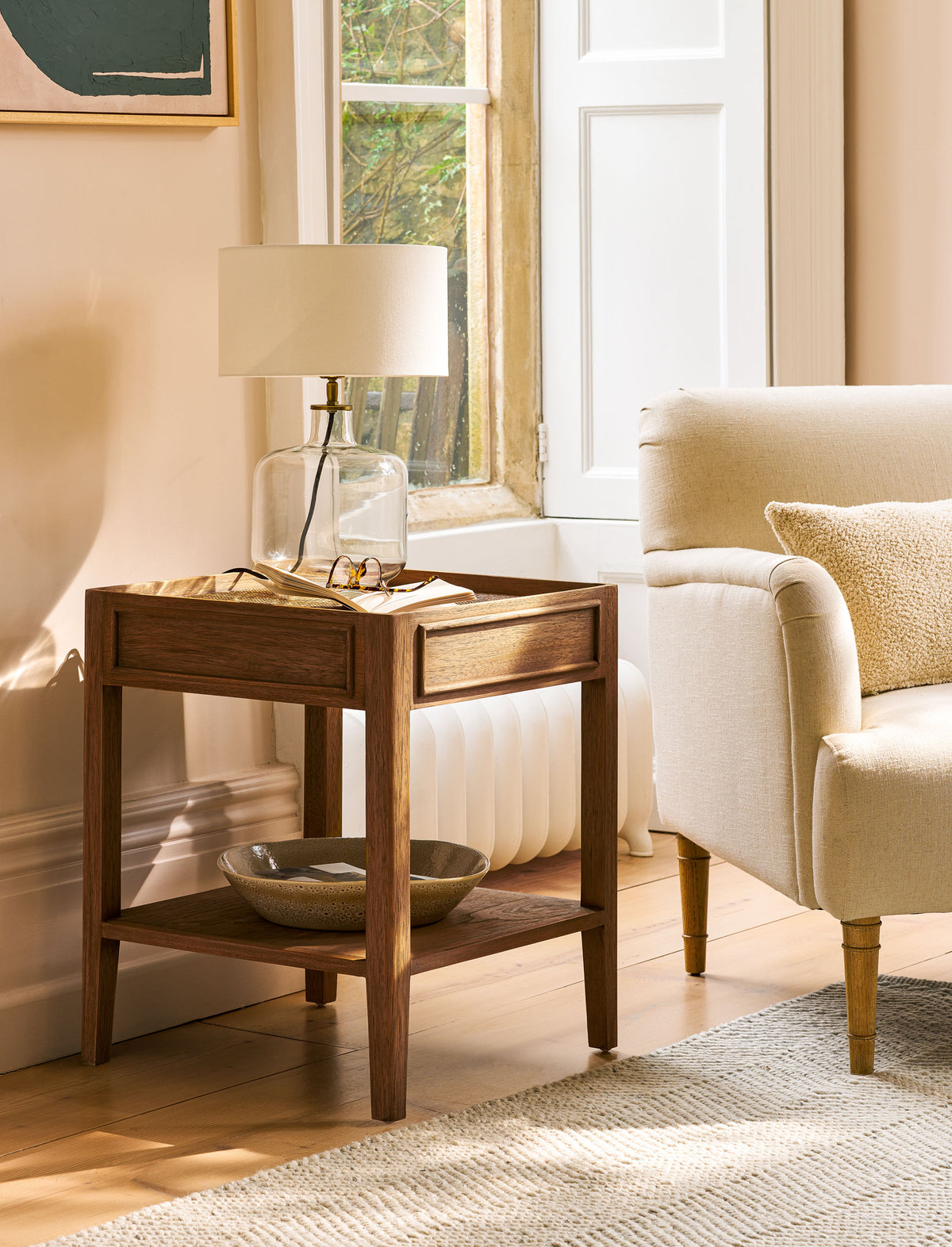 Garden Trading Chesterton Side Table - Bayur Wood, Natural