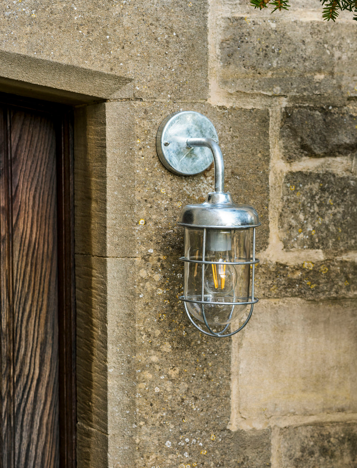 Garden Trading St Ives Harbour Light - Galvanised Steel, Silver