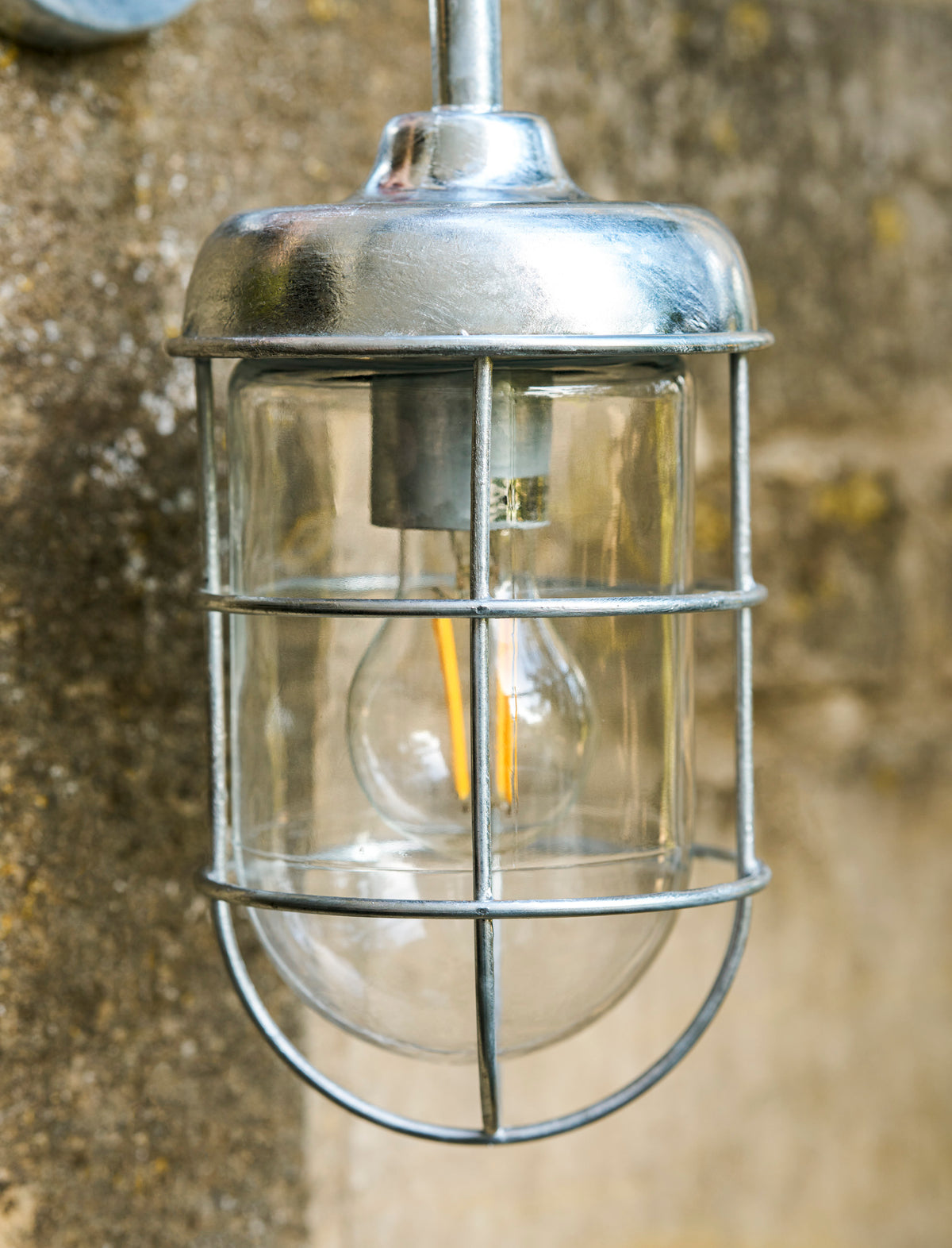 Garden Trading St Ives Harbour Light - Galvanised Steel, Silver