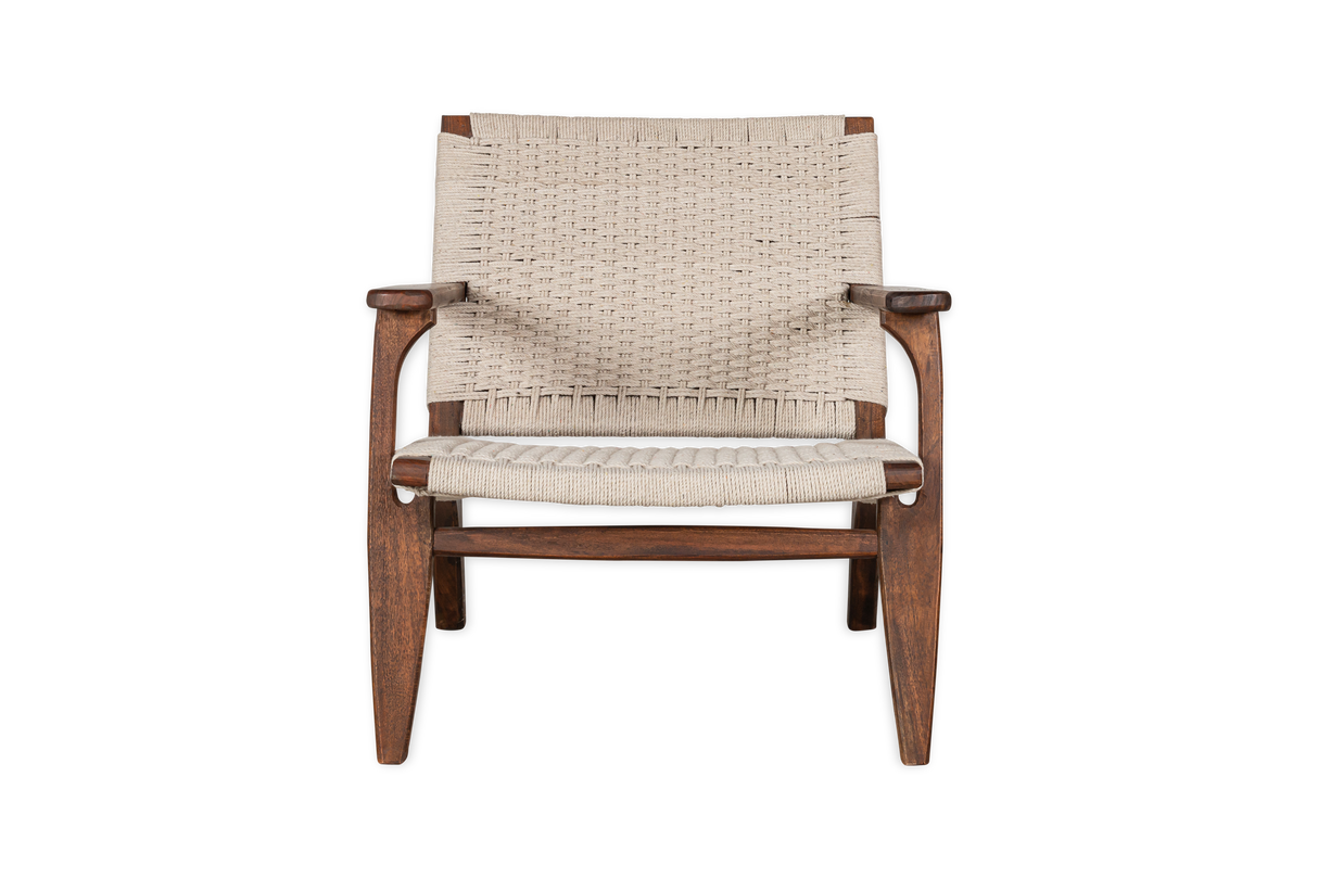 Nkuku Surat Woven Lounger Natural