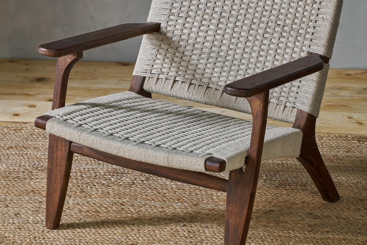 Nkuku Surat Woven Lounger Natural
