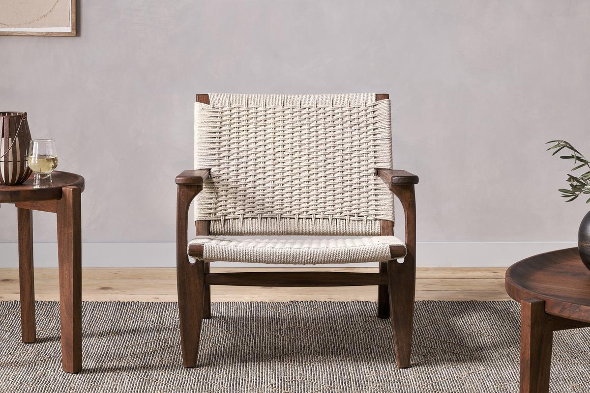 Nkuku Surat Woven Lounger Natural