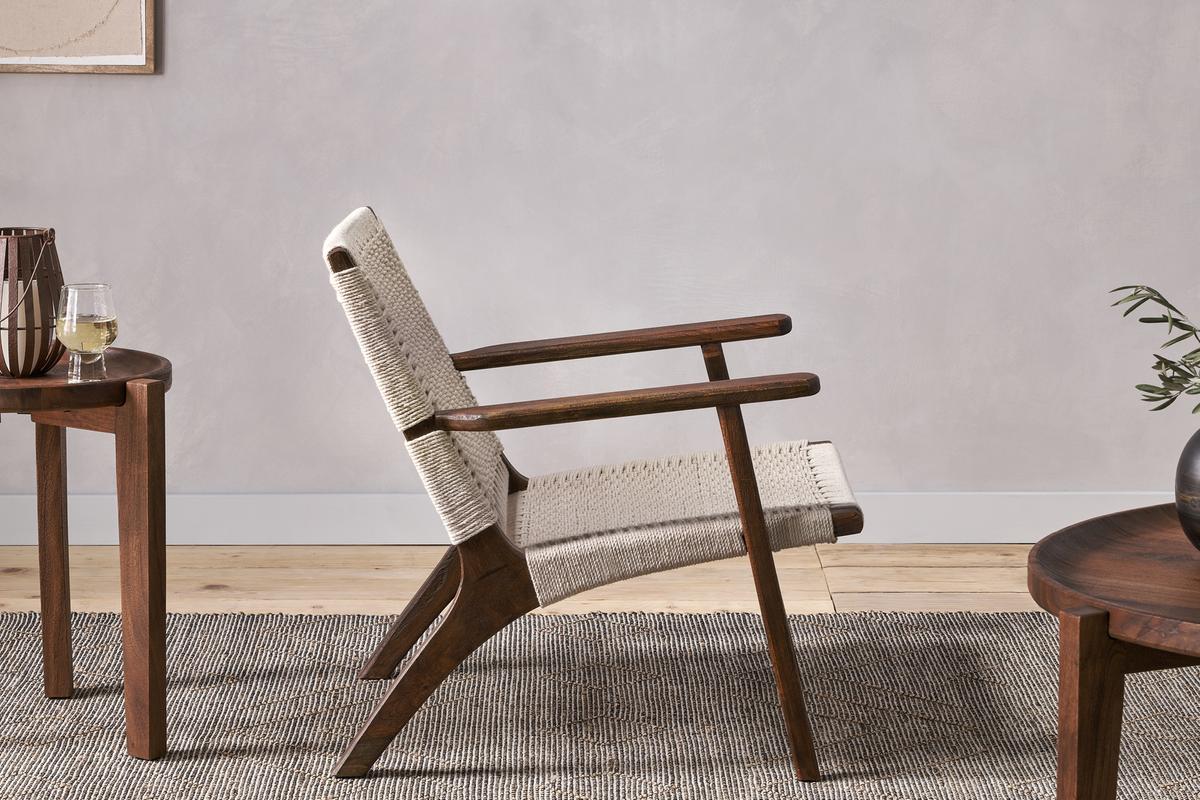 Nkuku Surat Woven Lounger Natural