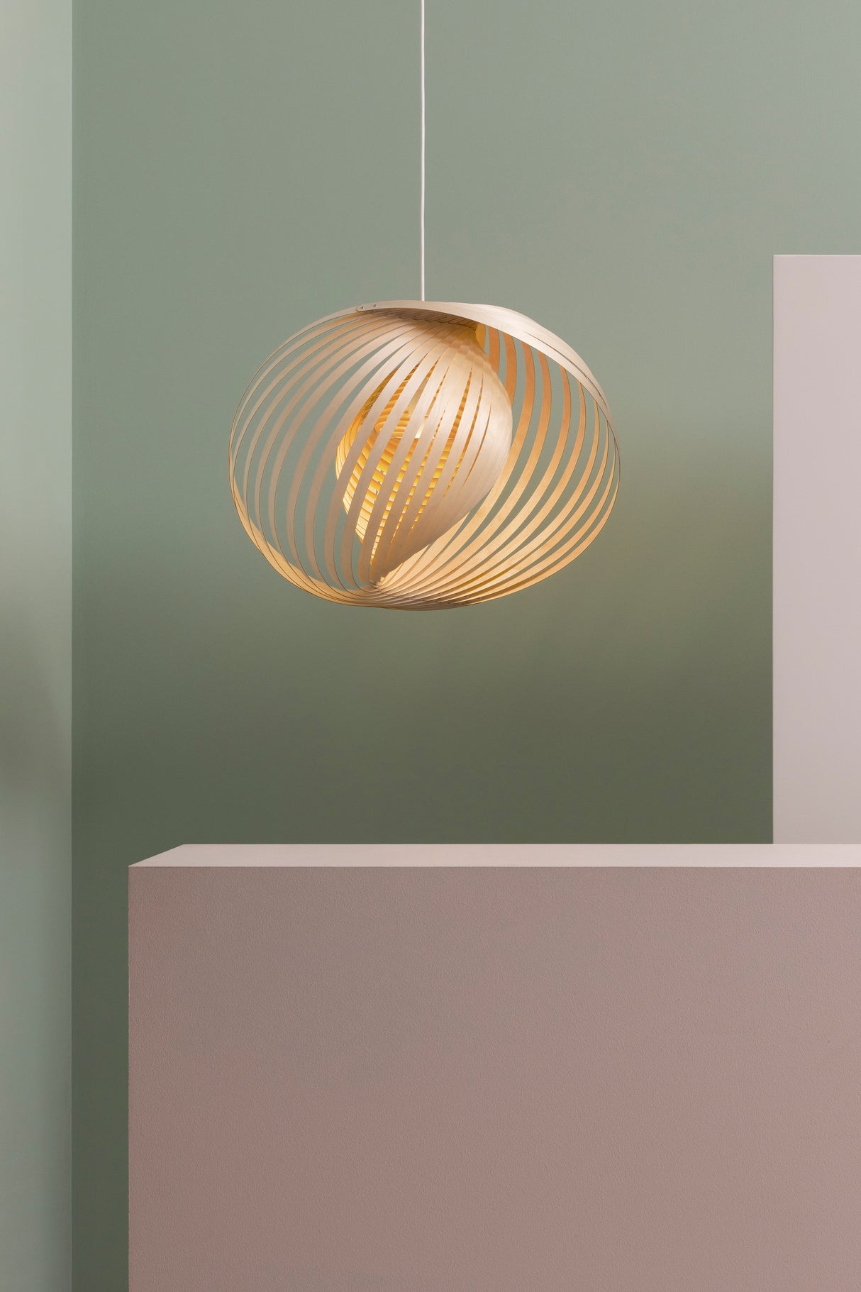 Secto Adilo 8200 Fold Out Pendant Lamp Natural Birch
