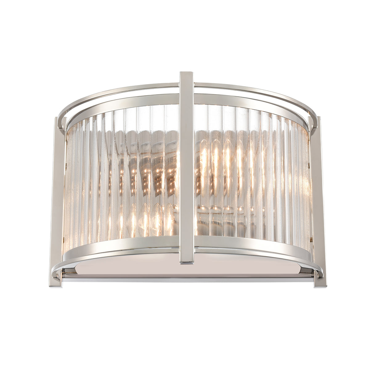 Franklite Sloane wall light in polished nickel