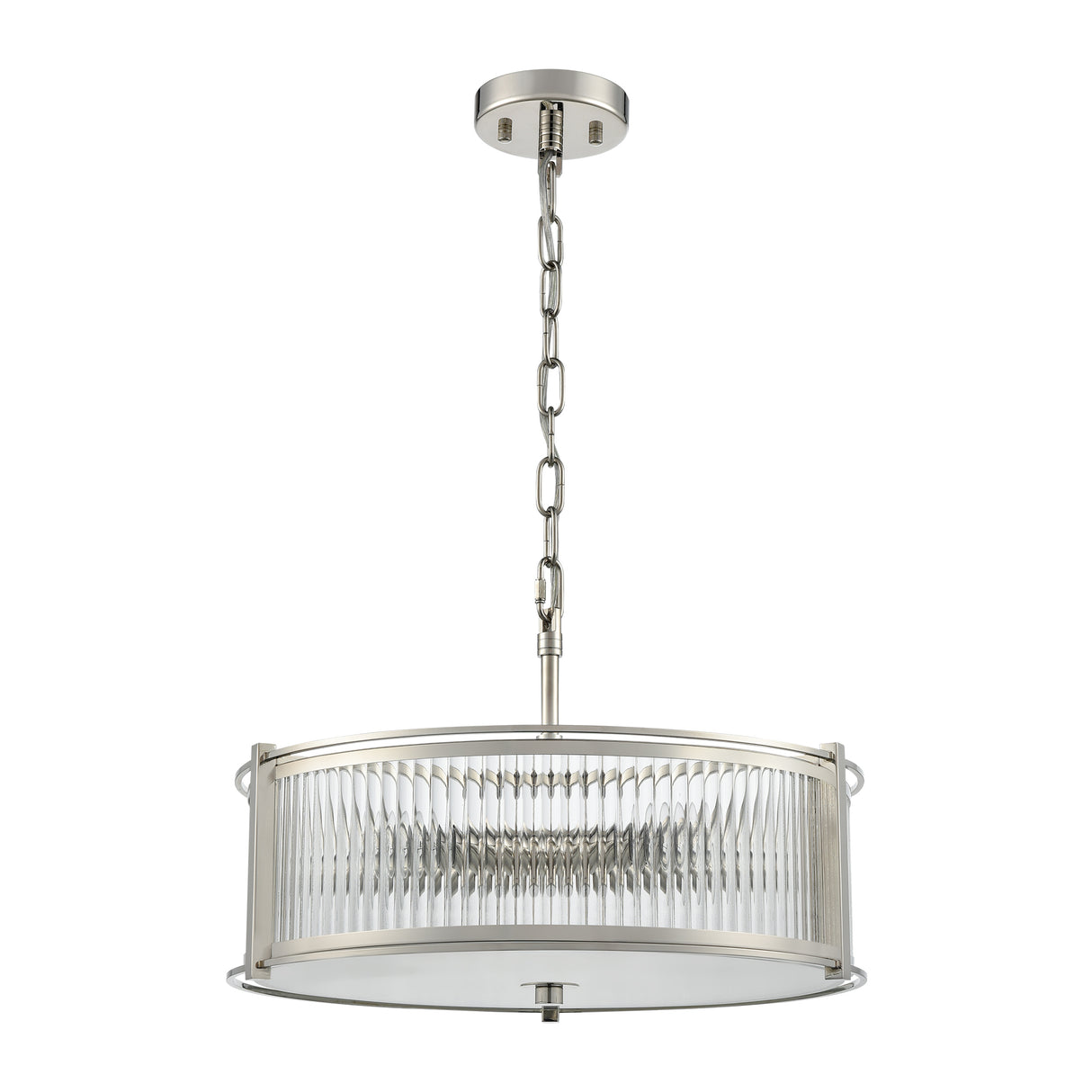 Franklite Sloane 5lt Pendant in Polished Nickel