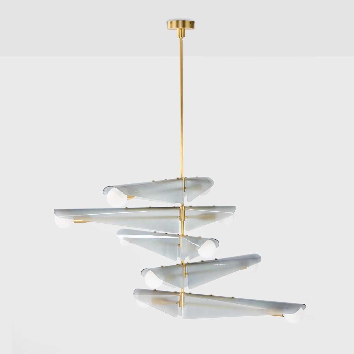 Tala Sycamore Chandelier 5 Tiers in Dawn Grey