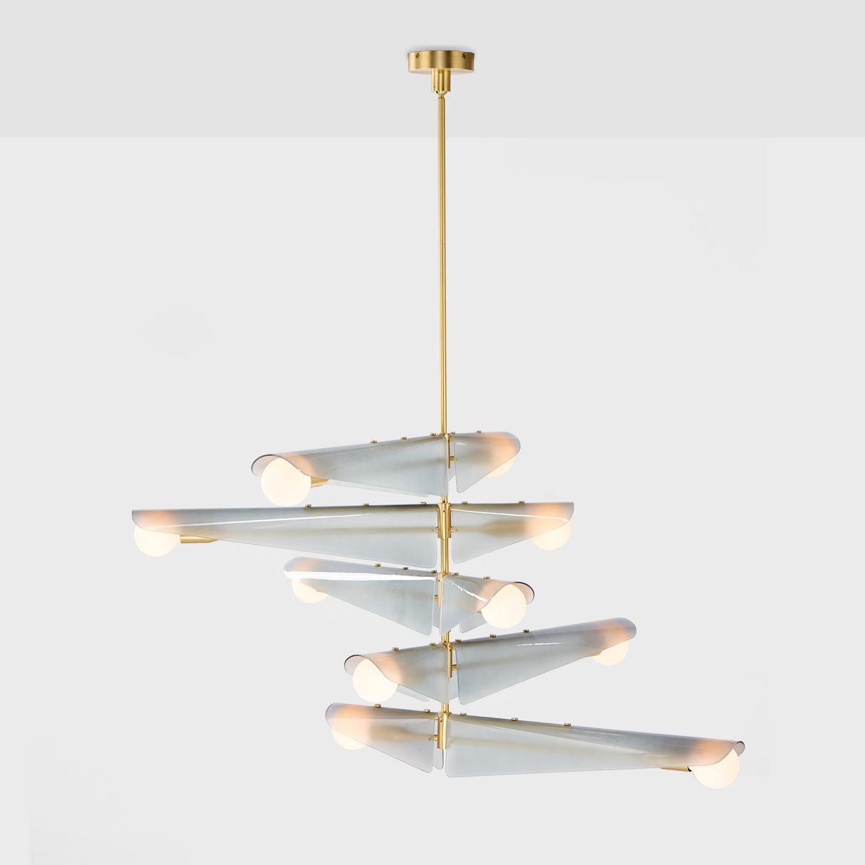 Tala Sycamore Chandelier 5 Tiers in Dawn Grey