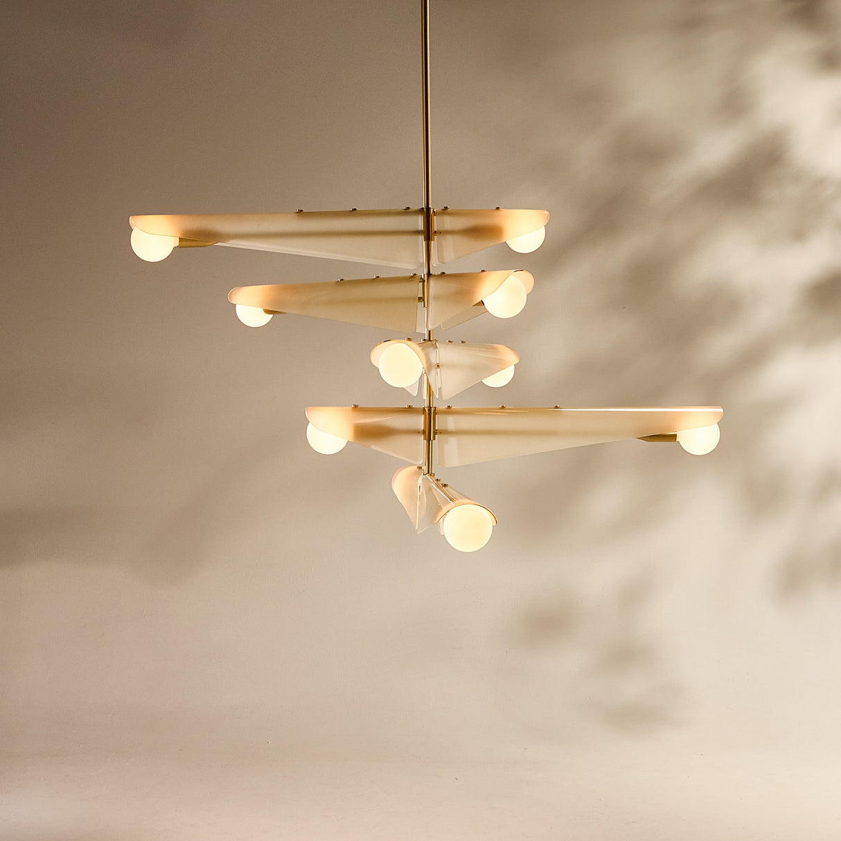 Tala Sycamore Chandelier 5 Tiers in Dusk Pink