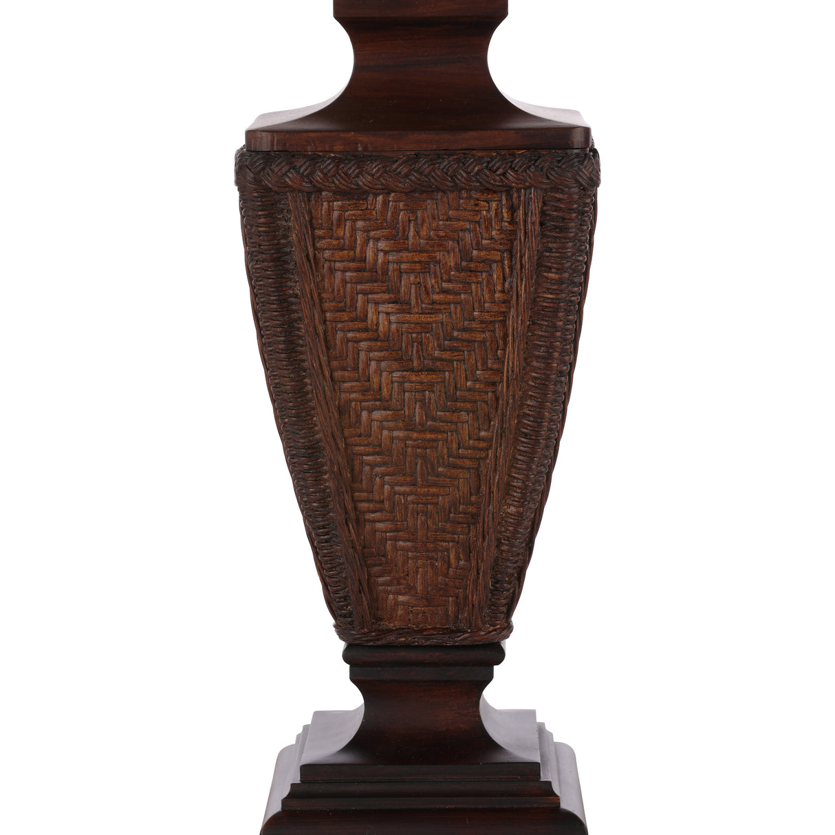 David Hunt Tallow Table Lamp Mahogany Base Only