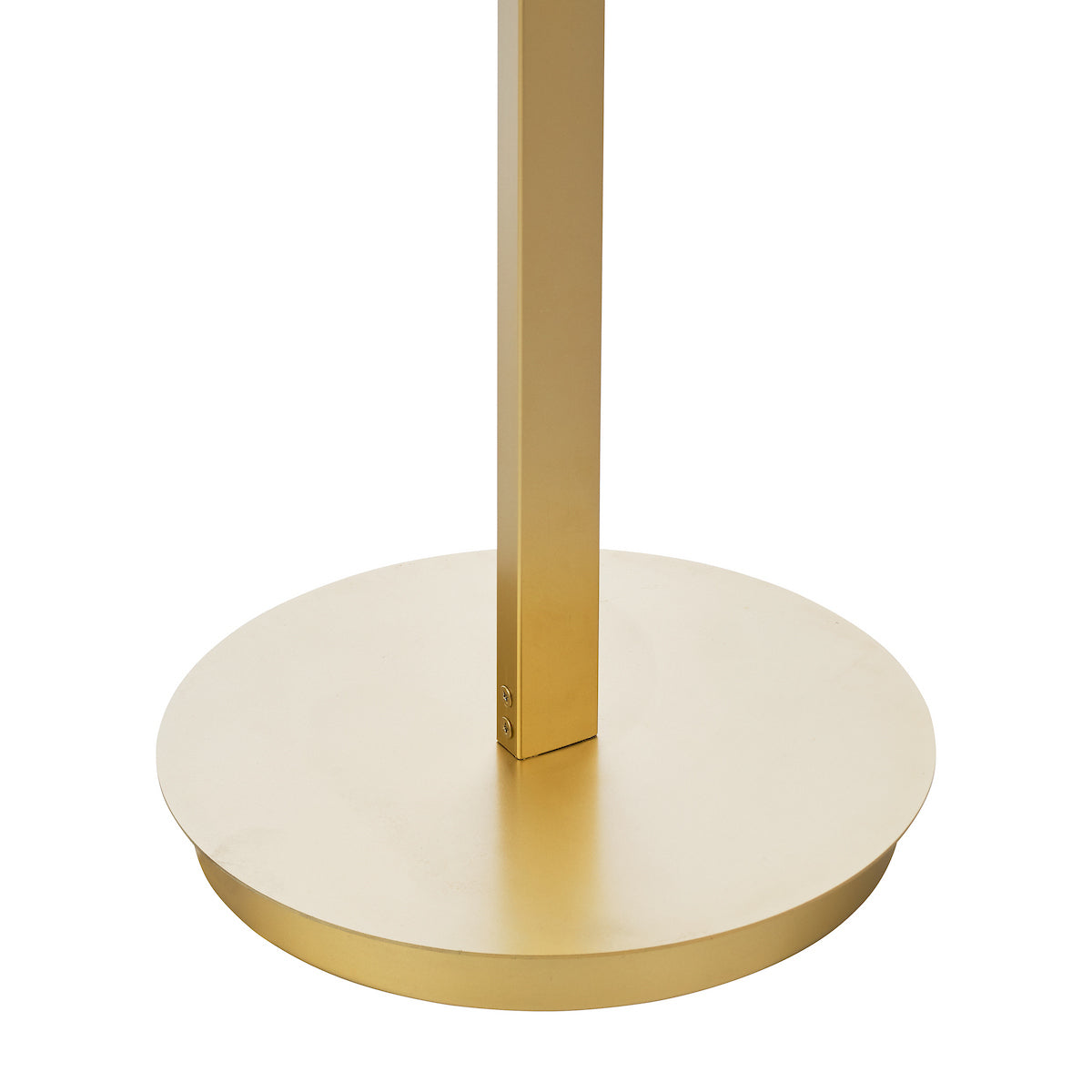 Dar Tauri 3 Light Floor Lamp Matt Gold and Opal Glass