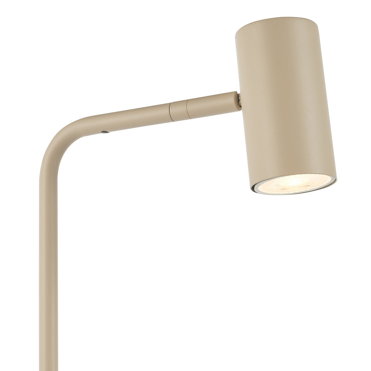 Dar Thierry Task Floor Lamp Matt Taupe