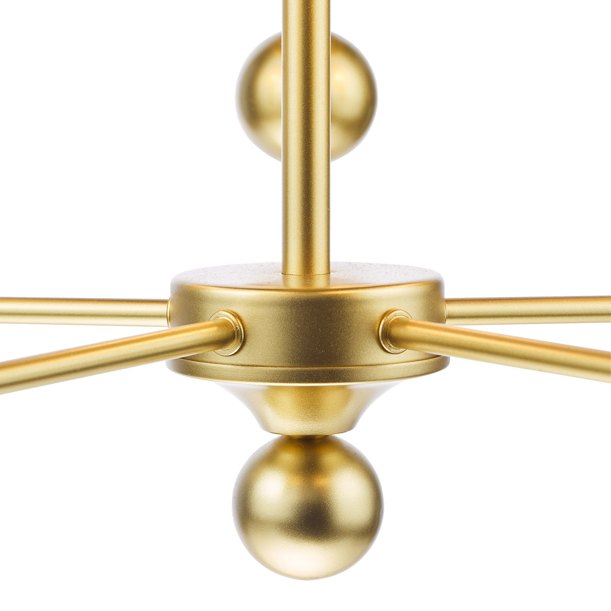 Dar Tilda 5 Light Pendant Satin Gold Fitting Only