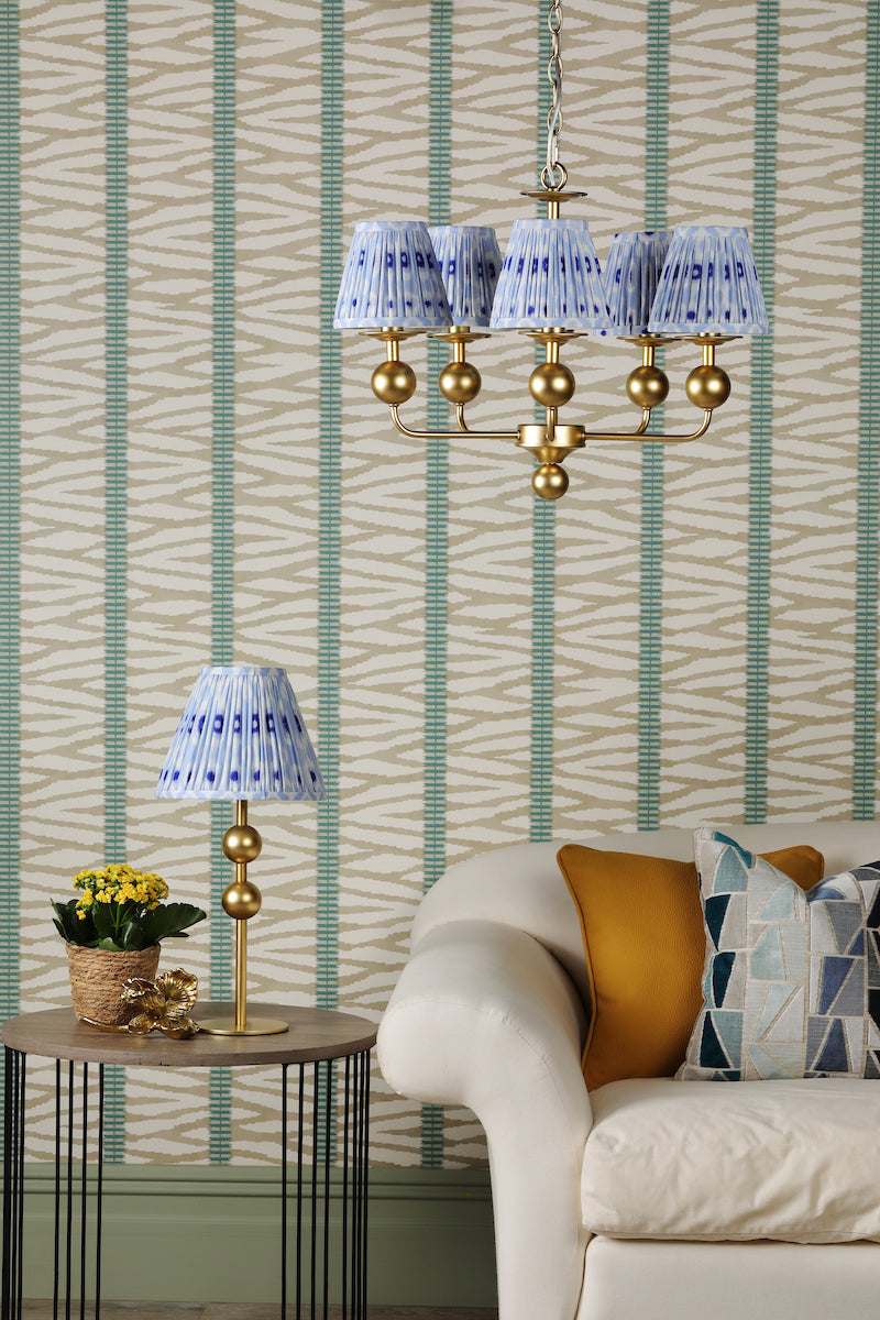 Dar Tilda Table Lamp Satin Gold Base Only