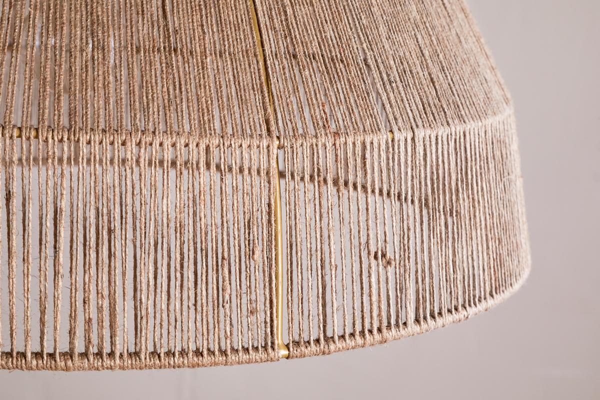 Nkuku Tivi Dome Natural Jute Lampshade