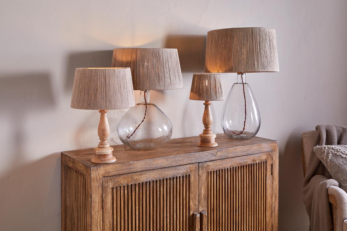 Nkuku Tiwa Woven Jute Lampshade Natural Extra Large 46cm