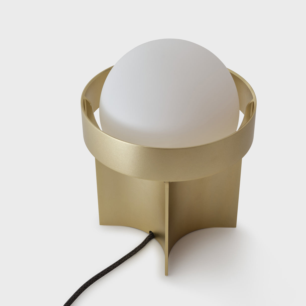 Tala Loop Table Lamp Gold with Sphere IV bulb