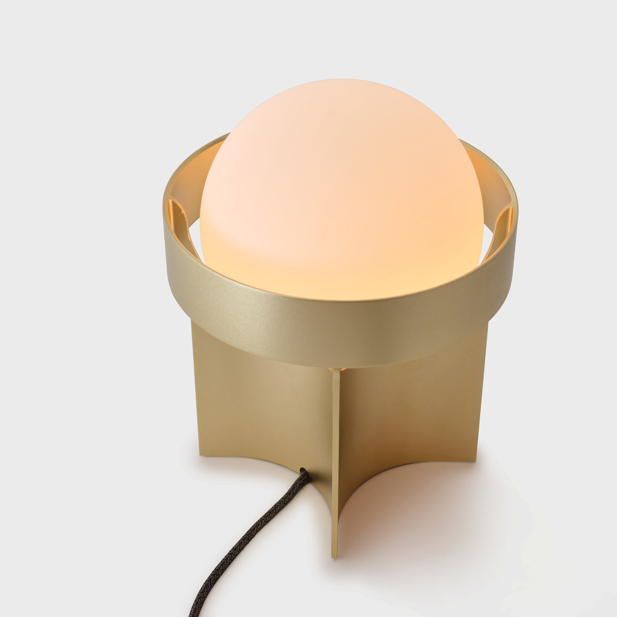 Tala Loop Table Lamp Gold with Sphere IV bulb
