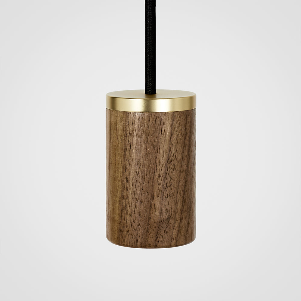 Tala Squirrel Cage Pendant Set Walnut