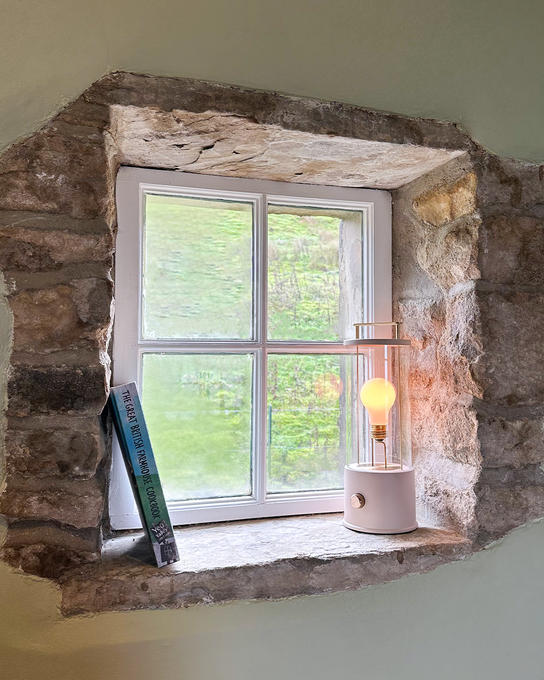 Tala Muse Portable Lamp in Farrow & Ball Setting Plaster Pink