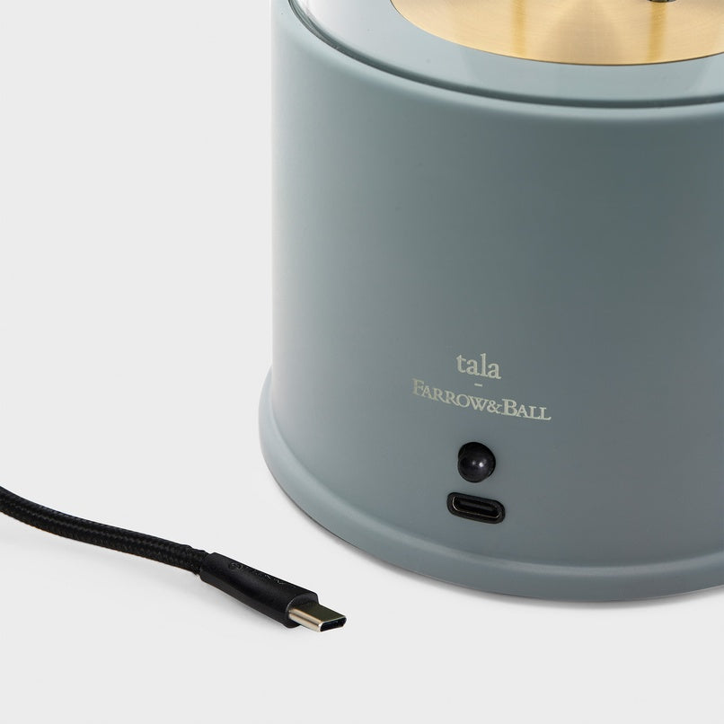 Tala Muse Portable Lamp in Farrow & Ball Selvedge Blue
