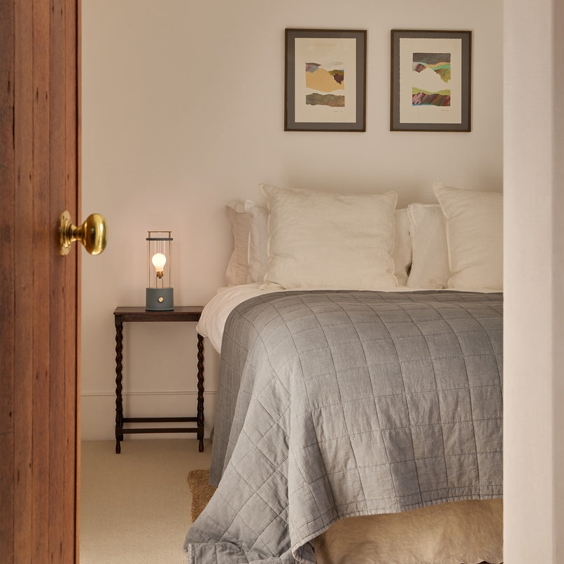 Tala Muse Portable Lamp in Farrow & Ball Selvedge Blue