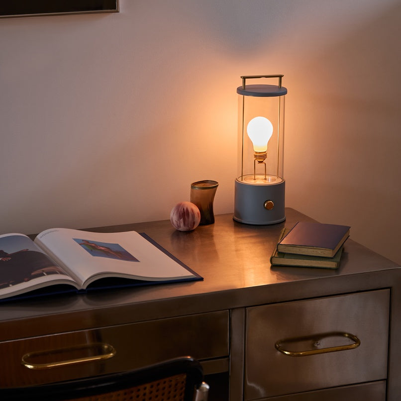 Tala Muse Portable Lamp in Farrow & Ball Selvedge Blue