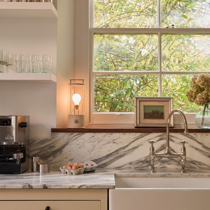 Tala Muse Portable Lamp in Farrow & Ball Setting Plaster Pink